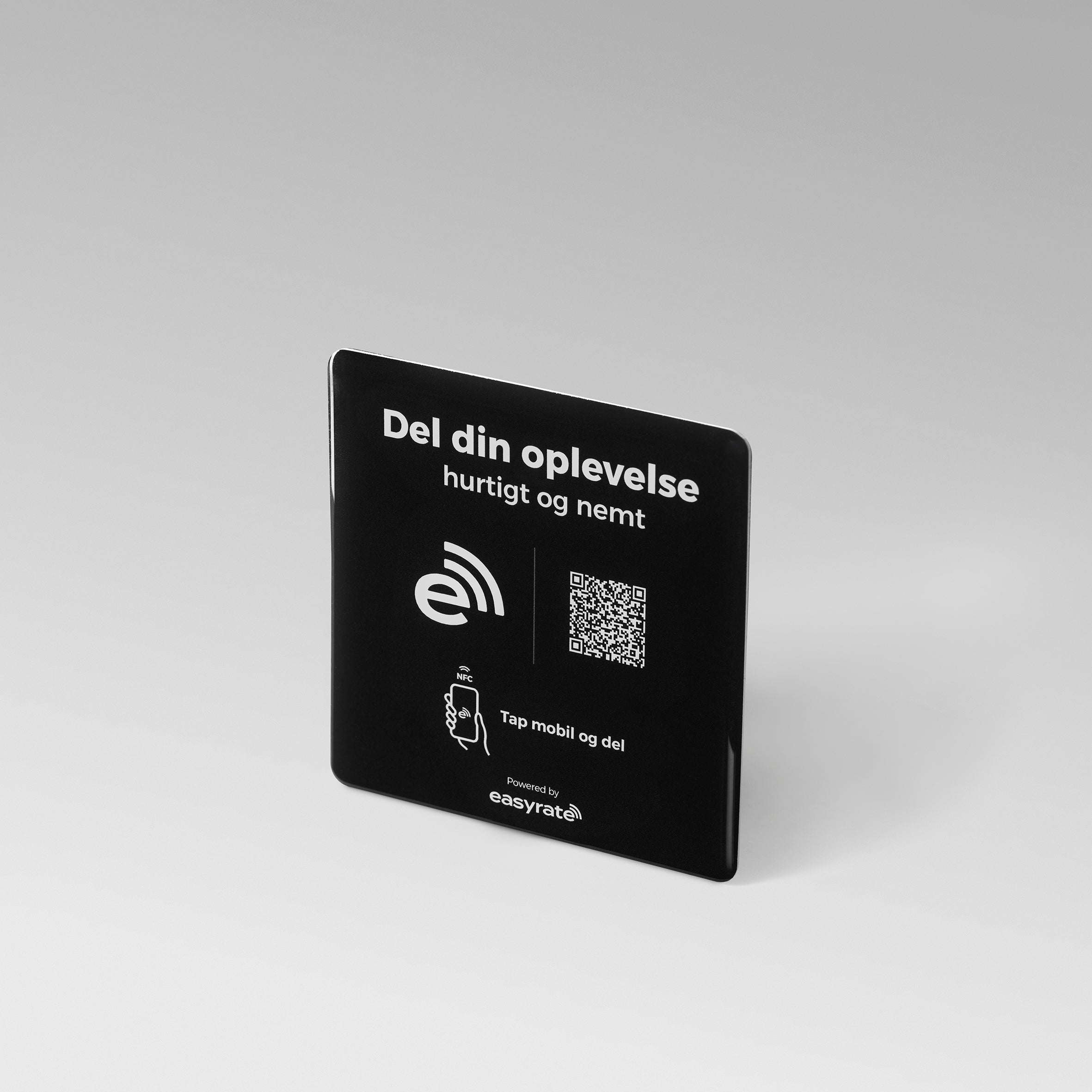 easyrate-klistermärke (fyrkantigt)